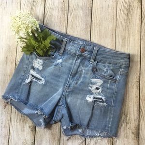American Eagle Denim Shorts Size 4